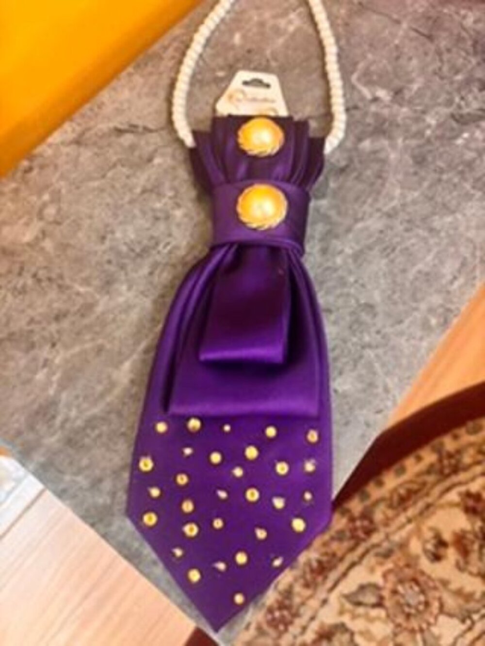 Custom Handcrafted Women’s Tie Necklace